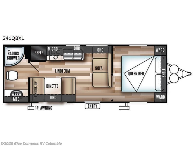 Used 2017 Forest River Wildwood X-Lite 241QBXL available in Lexington, South Carolina