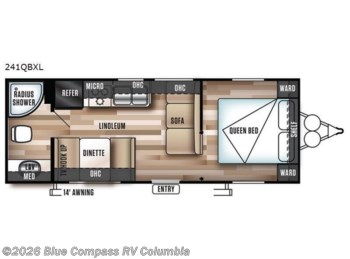 Used 2017 Forest River Wildwood X-Lite 241QBXL available in Lexington, South Carolina