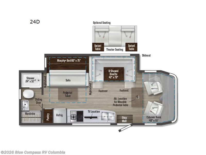 Used 2024 Winnebago Navion 24D available in Lexington, South Carolina