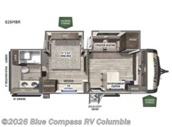 Used 2022 Forest River Flagstaff Classic 826MBR available in Lexington, South Carolina