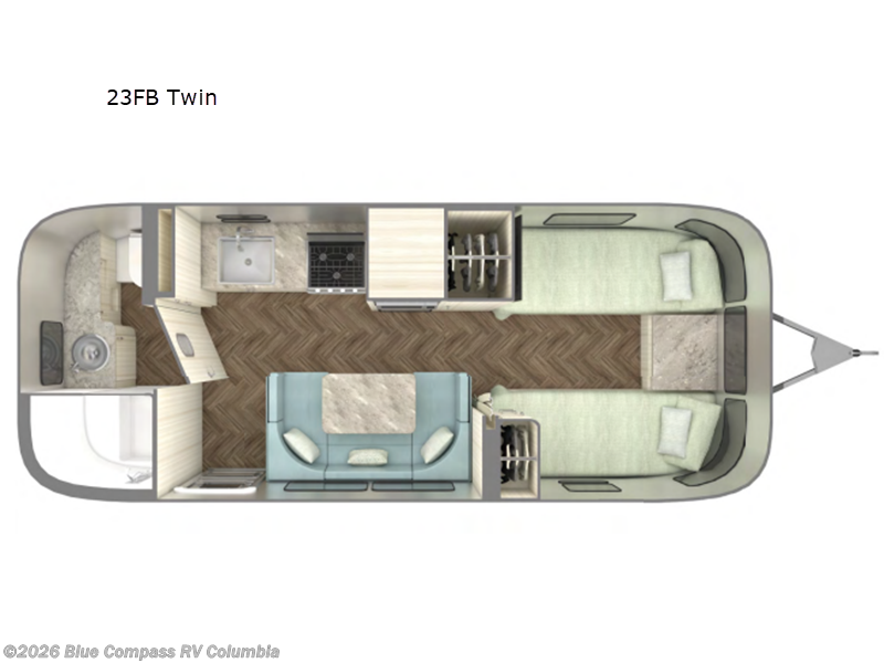 Used 2027 Airstream International 23FB Twin available in Lexington, South Carolina