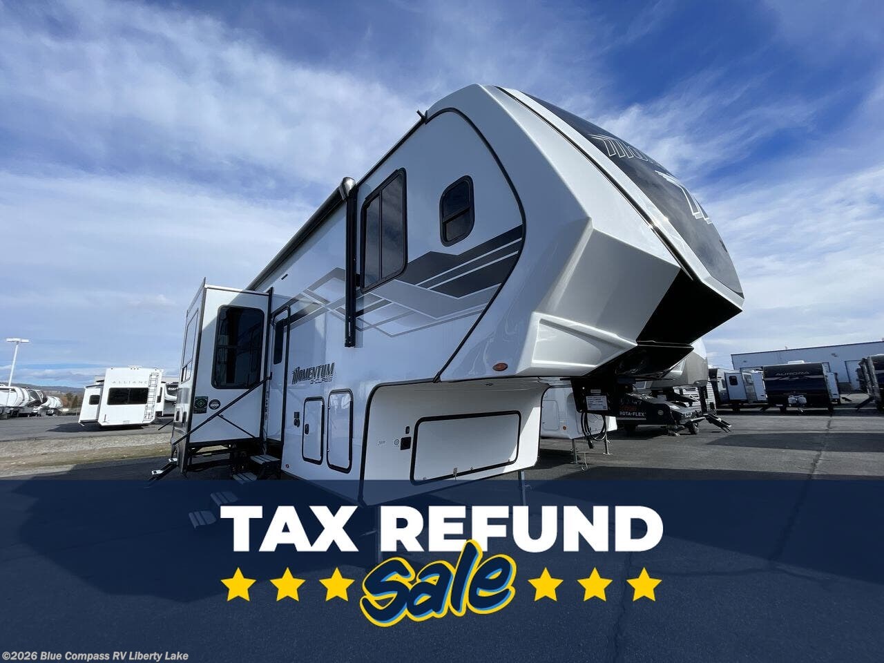 New 2026 Grand Design Momentum G-Class 320G available in Liberty Lake, Washington