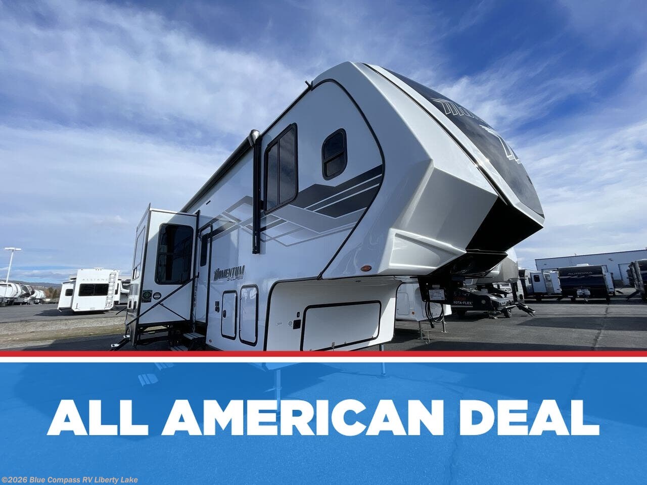 New 2026 Grand Design Momentum G-Class 320G available in Liberty Lake, Washington