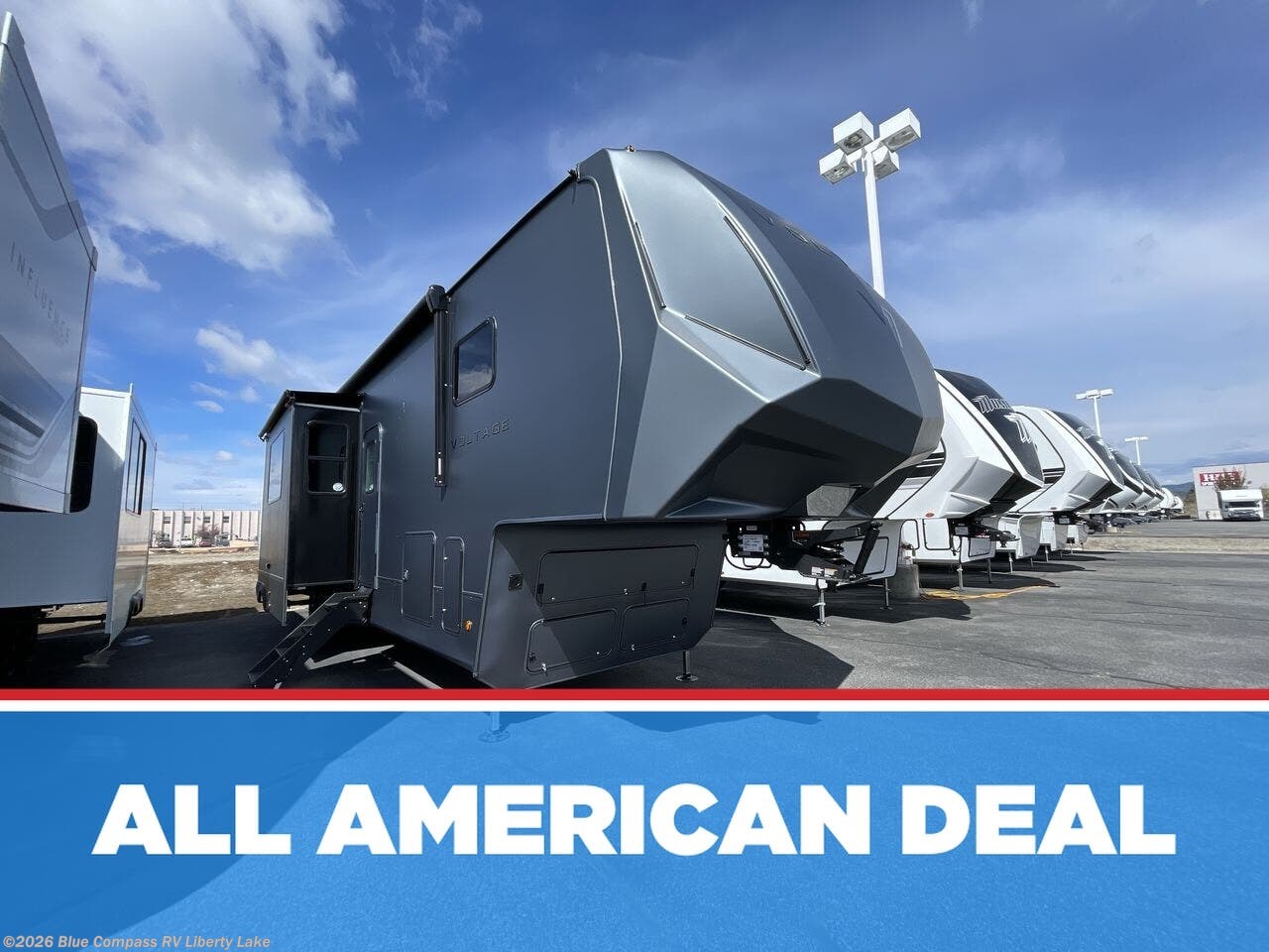 New 2026 Dutchmen Voltage V-Series 3850 available in Liberty Lake, Washington