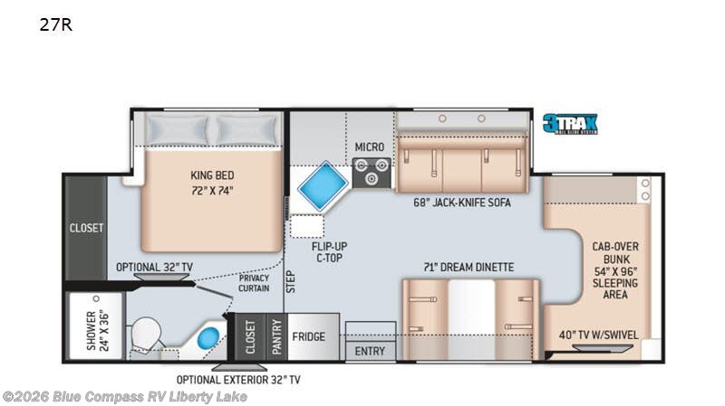 Used 2020 Thor Motor Coach Chateau 27R available in Liberty Lake, Washington