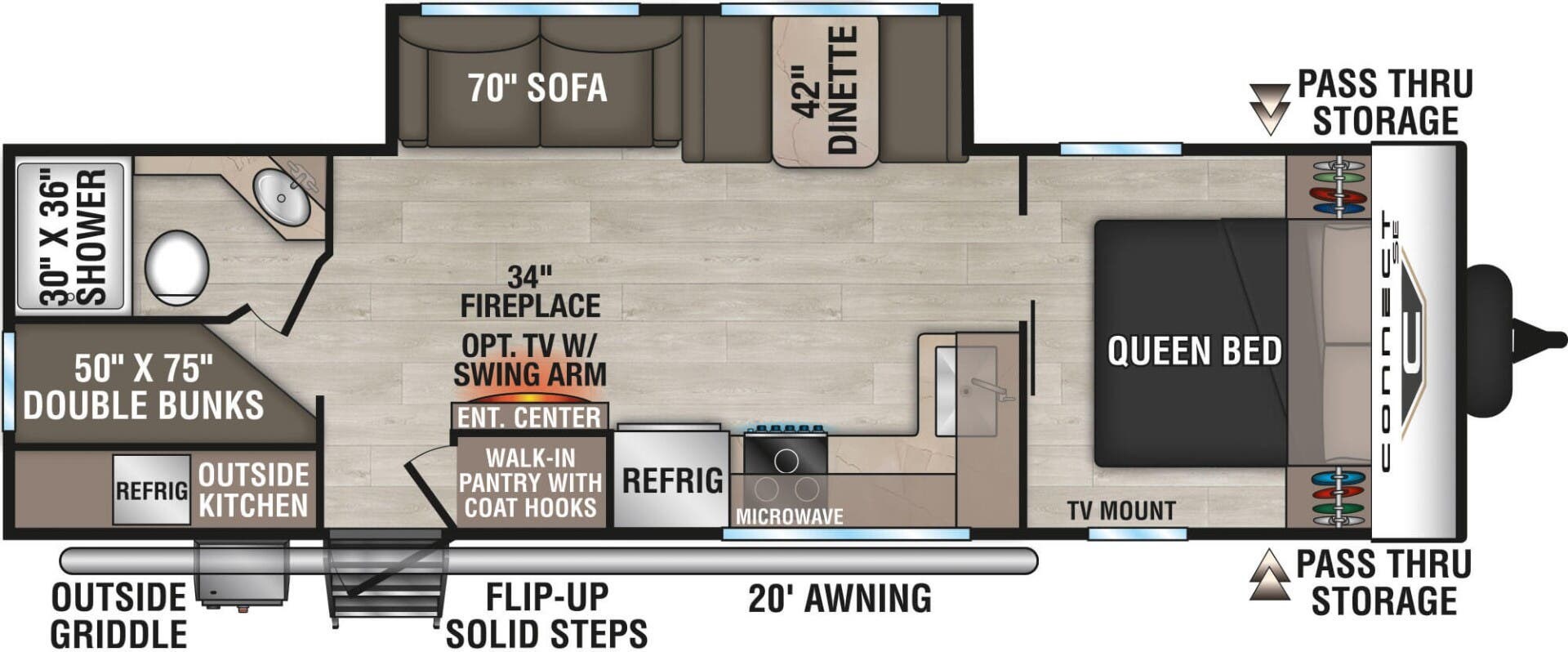 New 2027 K-Z Connect SE 271BHK available in Corinth, Texas