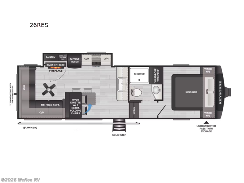 New 2026 Keystone Cougar Half-Ton 26RES available in Perry, Iowa