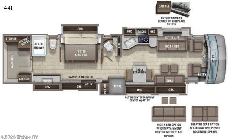 Used 2021 Entegra Coach Anthem 44F available in Perry, Iowa