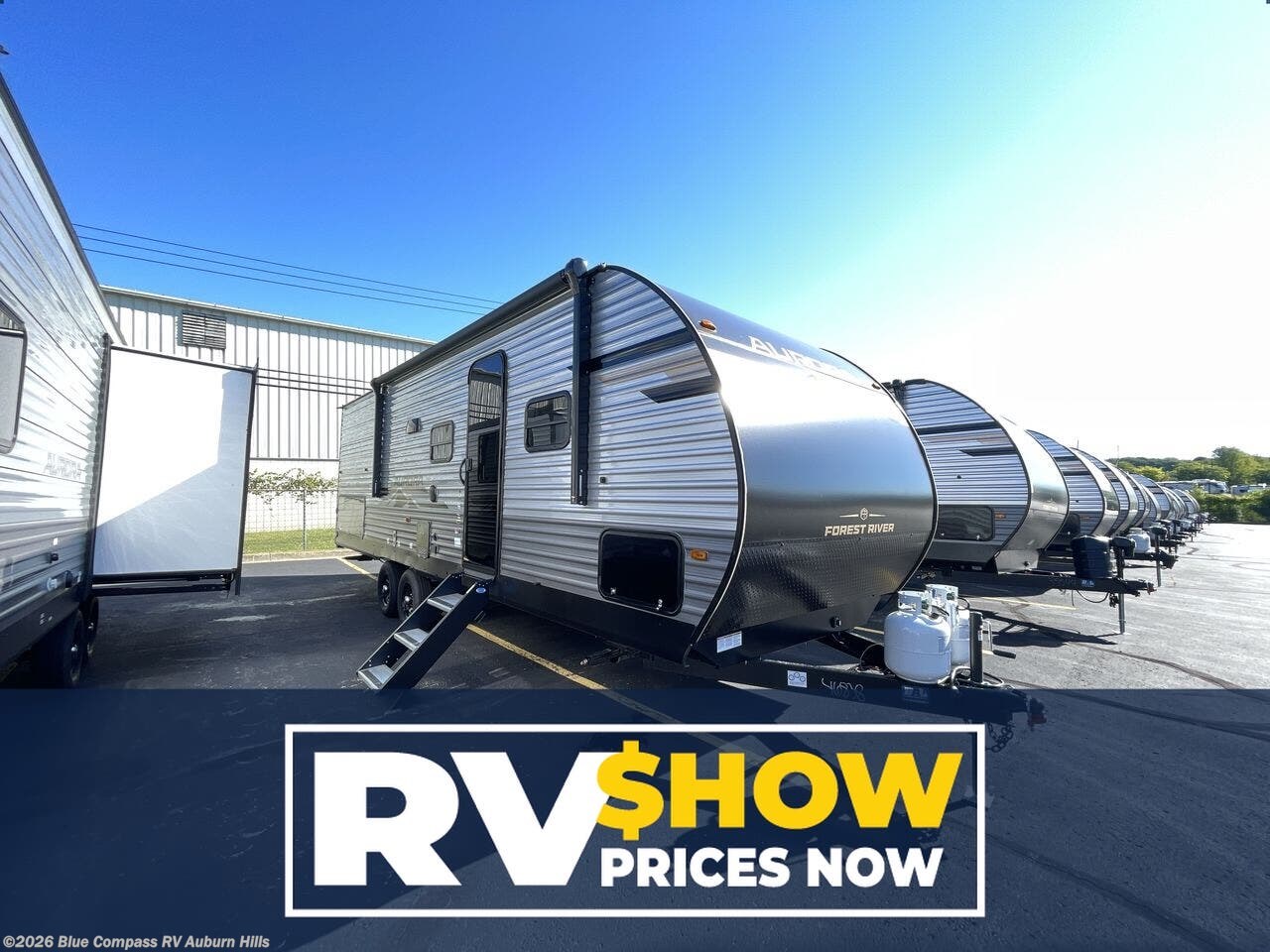 New 2026 Forest River Aurora Light 26BHS available in Auburn Hills, Michigan