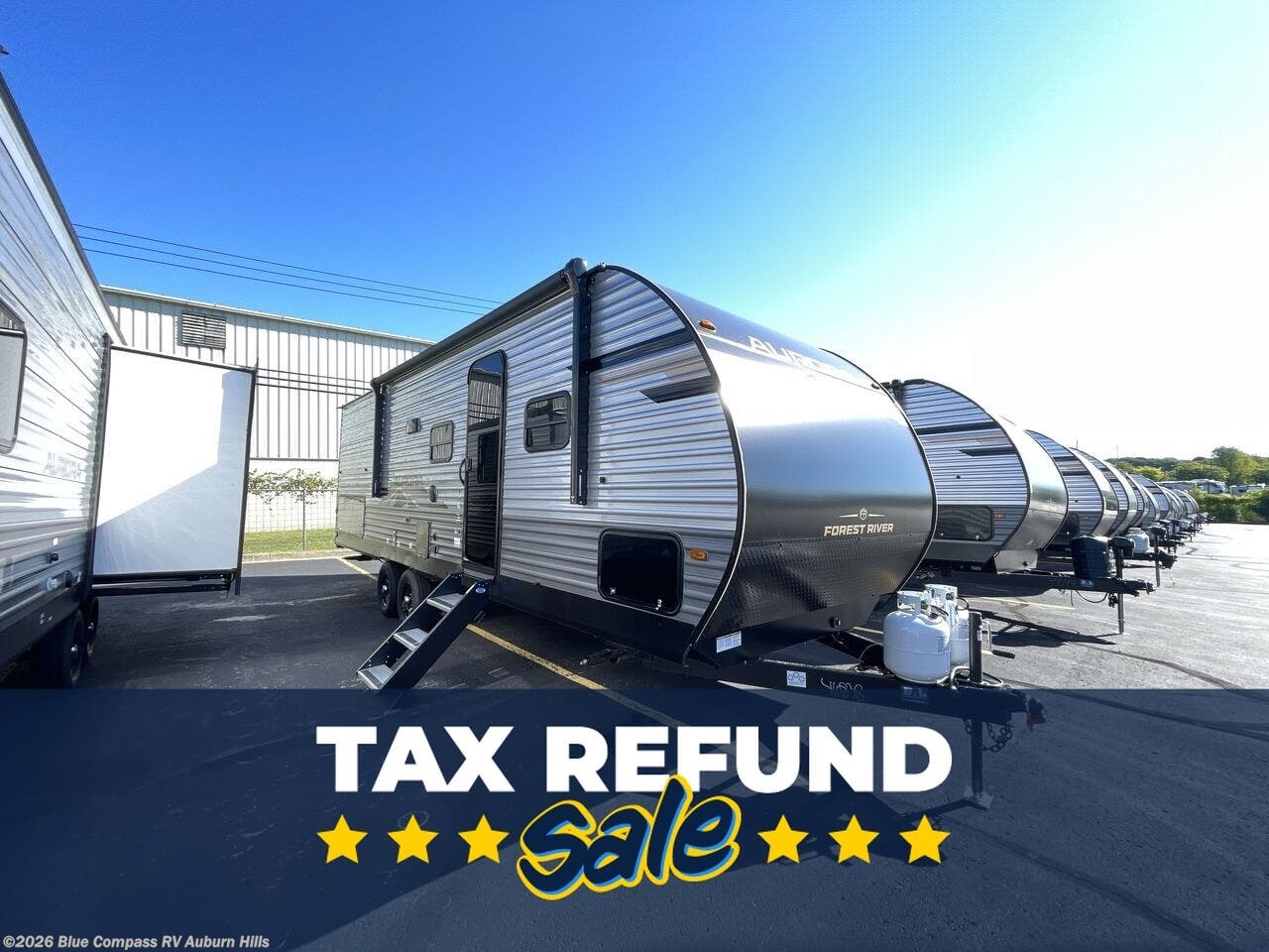 New 2026 Forest River Aurora Light 26BHS available in Auburn Hills, Michigan