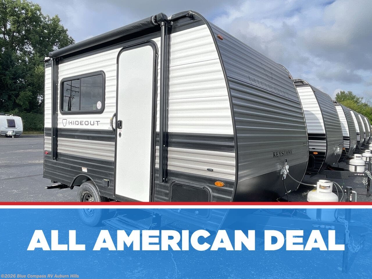 New 2026 Keystone Hideout Mini 132RD available in Auburn Hills, Michigan