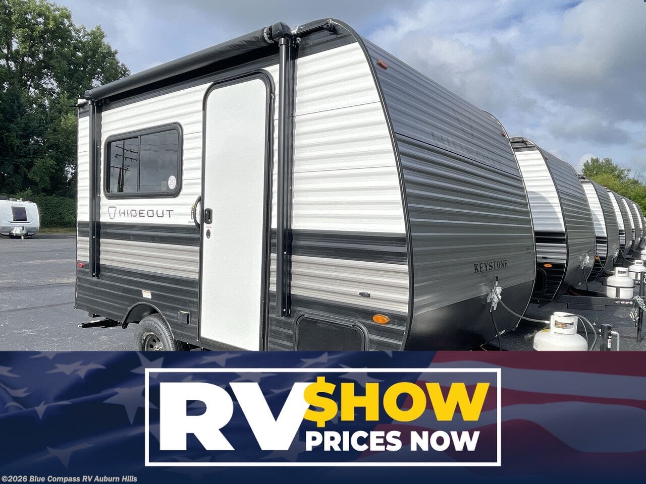 New 2026 Keystone Hideout Mini 132RD available in Auburn Hills, Michigan