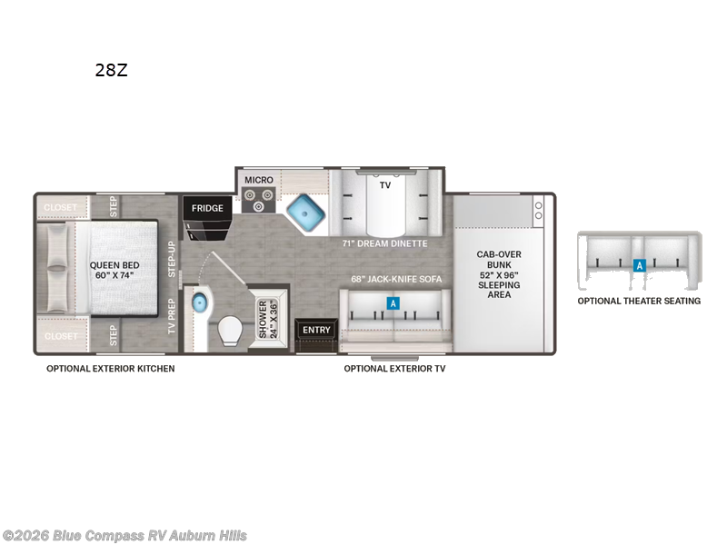Used 2025 Thor Motor Coach Four Winds 28Z available in Auburn Hills, Michigan