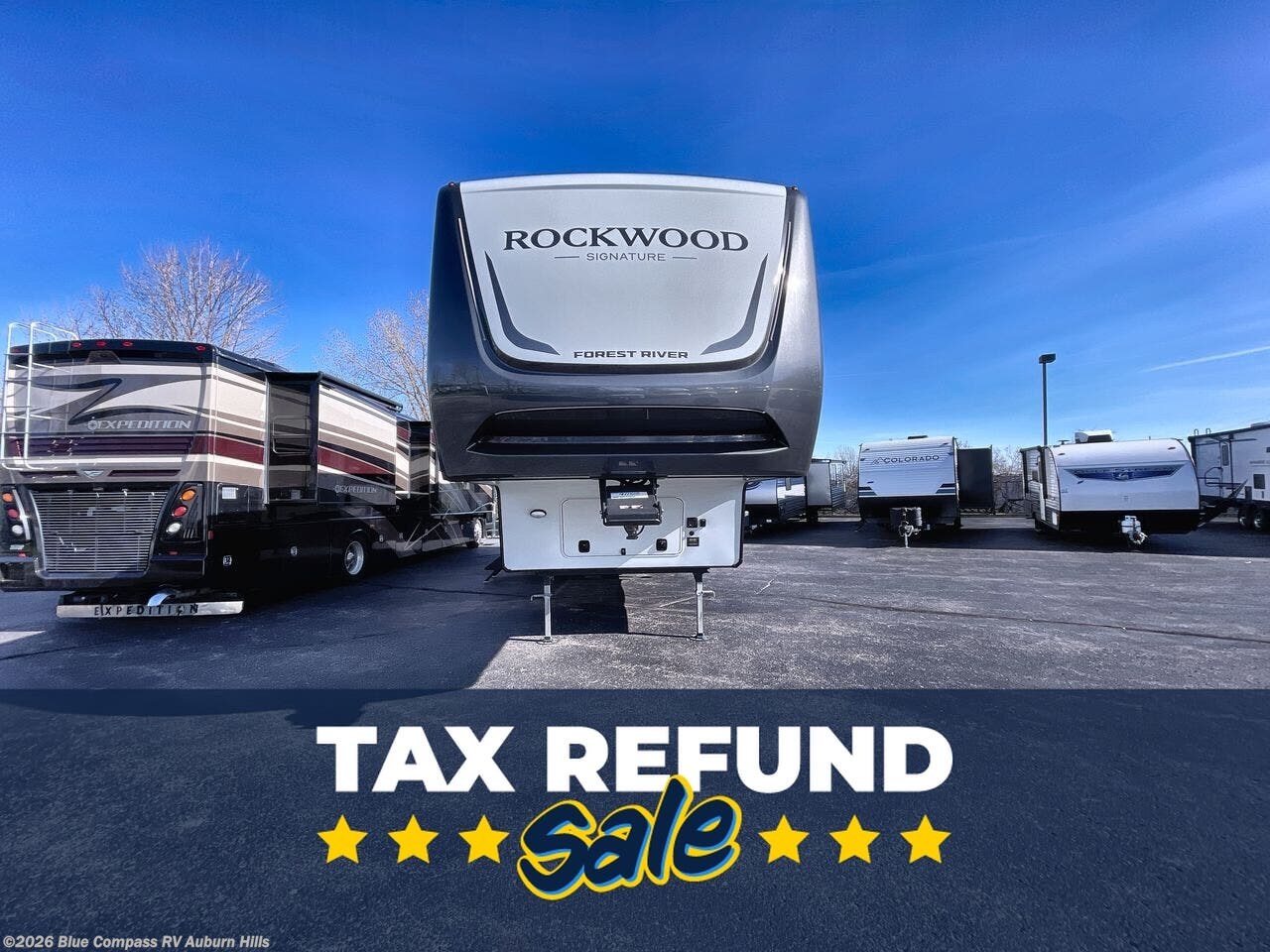 New 2026 Forest River Rockwood Signature 401SFB available in Auburn Hills, Michigan