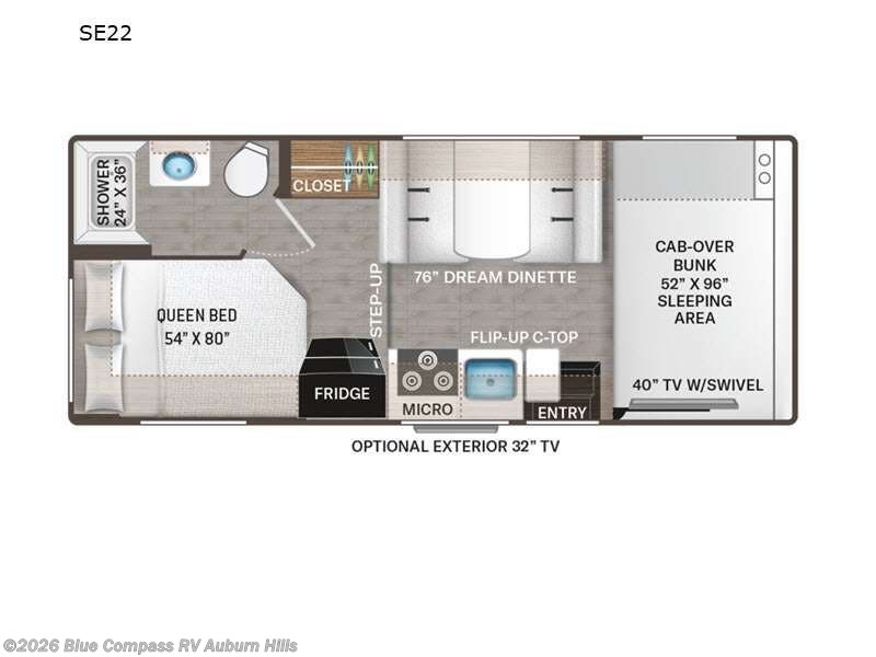 Used 2023 Thor Motor Coach Quantum SE SE22 Ford available in Auburn Hills, Michigan
