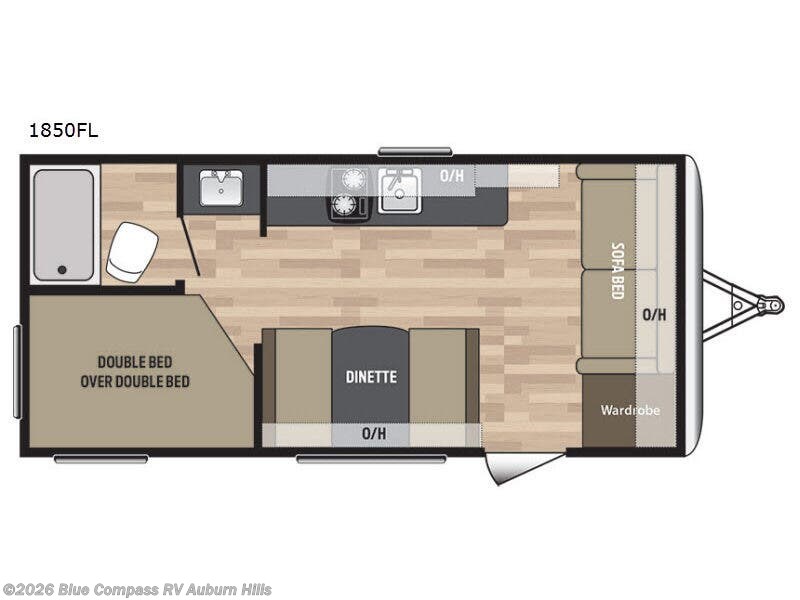 Used 2017 Keystone  Summerland Mini 1850FL available in Auburn Hills, Michigan