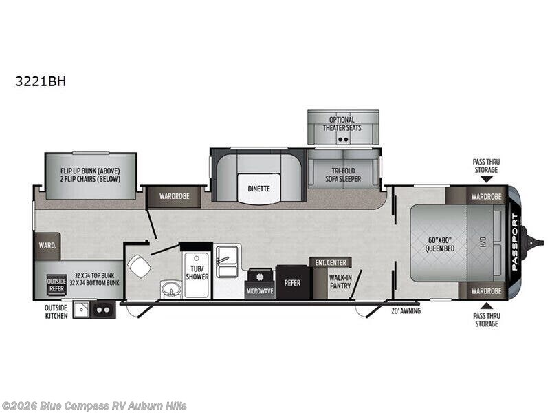 Used 2021 Keystone Passport 3221BH GT Series available in Auburn Hills, Michigan