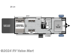 New 2024 Forest River Cherokee Wolf Pack 25-14 available in Willow Street, Pennsylvania