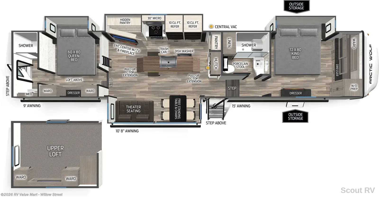 New 2027 Forest River Cherokee Arctic Wolf 38DST available in Willow Street, Pennsylvania