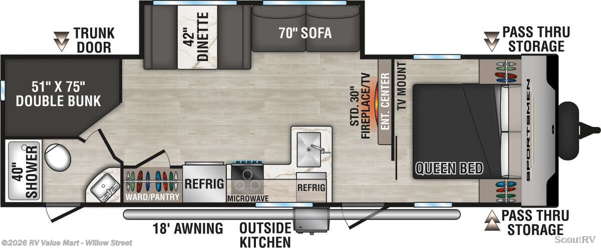 New 2027 K-Z Sportsmen 261BHK available in Willow Street, Pennsylvania