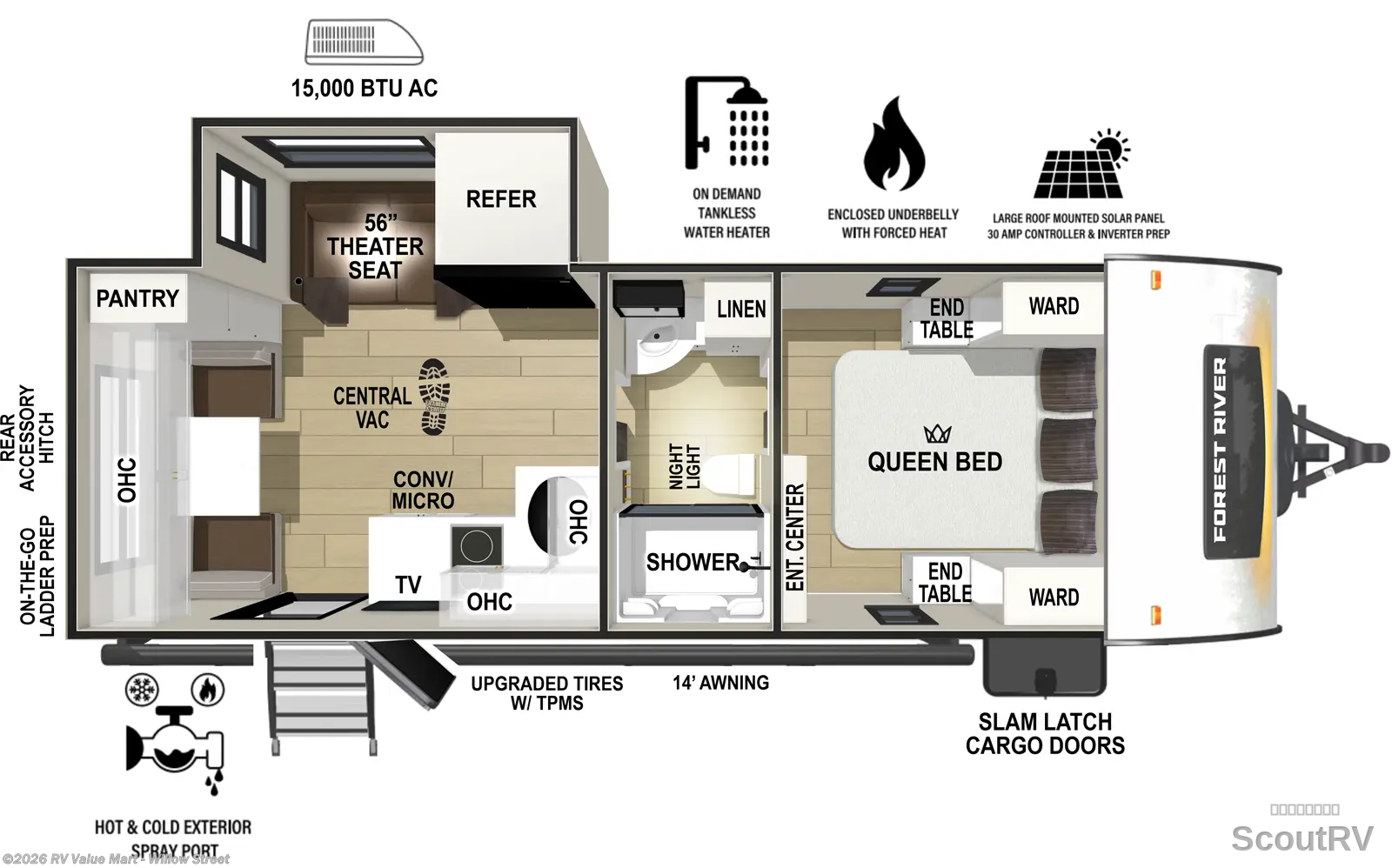 New 2027 Forest River R-Pod RP-198 available in Willow Street, Pennsylvania
