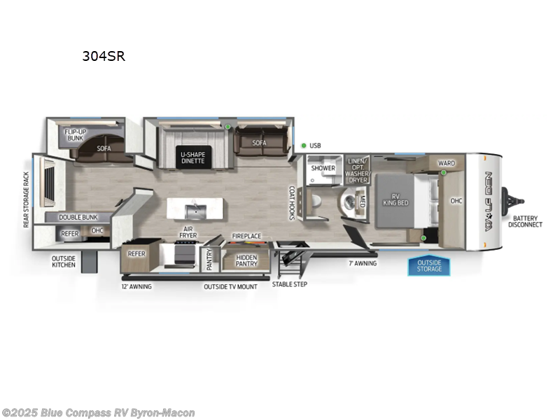 New 2026 Forest River Cherokee Wolf Den 304SR available in Byron, Georgia