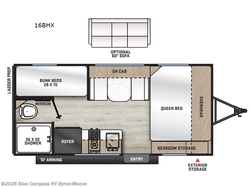 New 2026 Forest River Aurora Light 16BHX available in Byron, Georgia