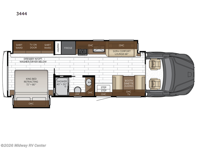 New 2027 Newmar Grand Star 3444 available in Grand Rapids, Michigan