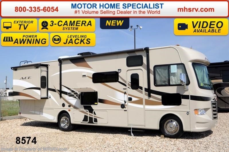 New 2015 Thor Motor Coach A.C.E. 30.1 W/2 Slide, OH Bunk, 3 TV & Jacks available in Alvarado, Texas