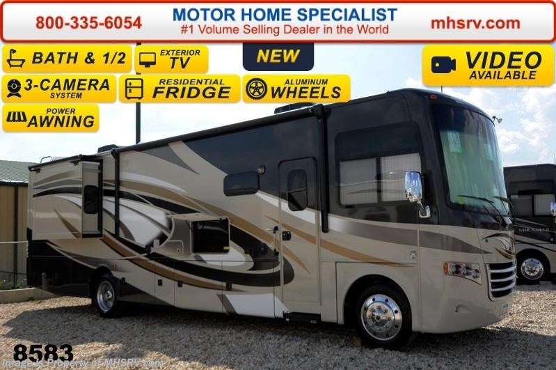 New 2015 Thor Motor Coach Miramar 34.1 Bath & 1/2 W/Ext TV & 2 Slides available in Alvarado, Texas