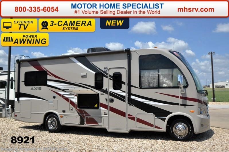 New 2015 Thor Motor Coach Axis W/Slide 24.1, IFS, 4 Beds, 3 TVs & 15K BTU A/C available in Alvarado, Texas