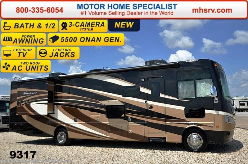 New 2015 Thor Motor Coach Hurricane 34E Bath & 1/2, 2 Slide, FBP, Pwr Bunk & 3 TVs available in Alvarado, Texas