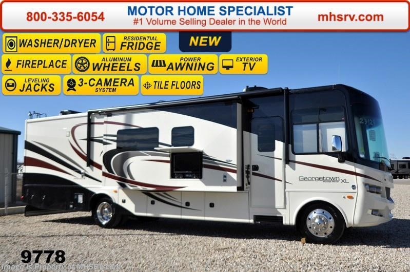 New 2015 Forest River Georgetown XL 377 Black Diamond, W/D, Ext. TV & 40" TV available in Alvarado, Texas