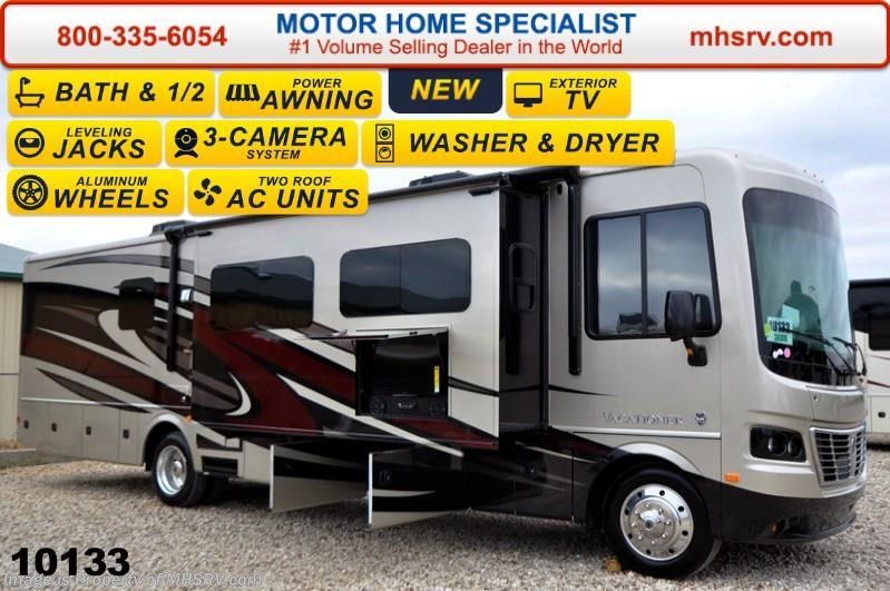 New 2015 Holiday Rambler Vacationer 36DBT Bath & 1/2 W/3 Slides, Stack W/D available in Alvarado, Texas