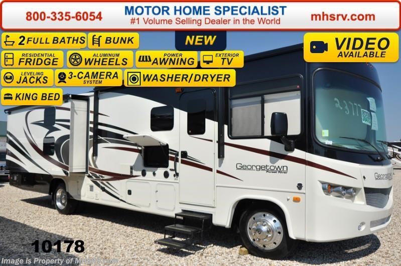 New 2016 Forest River Georgetown 364TS 2 Bath, Bunk Model, King, Res Fridge, W/D available in Alvarado, Texas