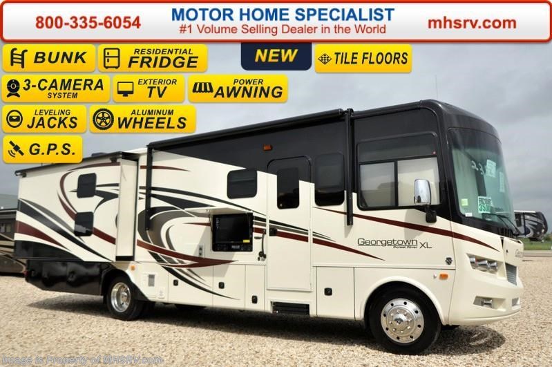 New 2016 Forest River Georgetown XL 350TS Bunk Model, Black Diamond, Bunks, 2 A/Cs, Re available in Alvarado, Texas