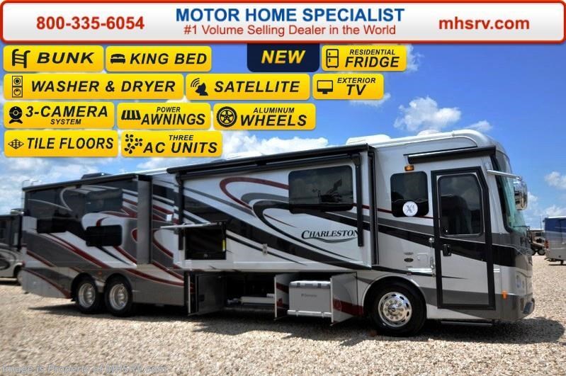 New 2016 Forest River Charleston 430BH Bunk House Tag Axle Luxury Diesel RV available in Alvarado, Texas