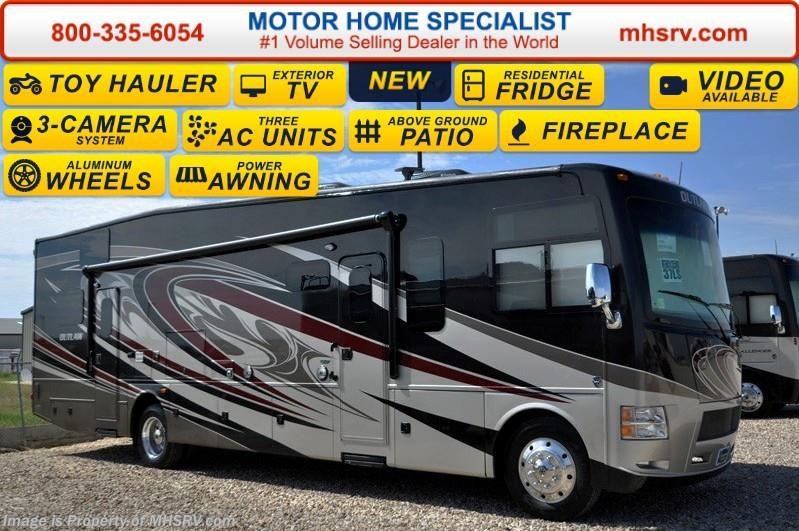 New 2016 Thor Motor Coach Outlaw 37LS 26K Chassis, Patio, 3 TV, Pwr. Bunk & 3 A/Cs available in Alvarado, Texas
