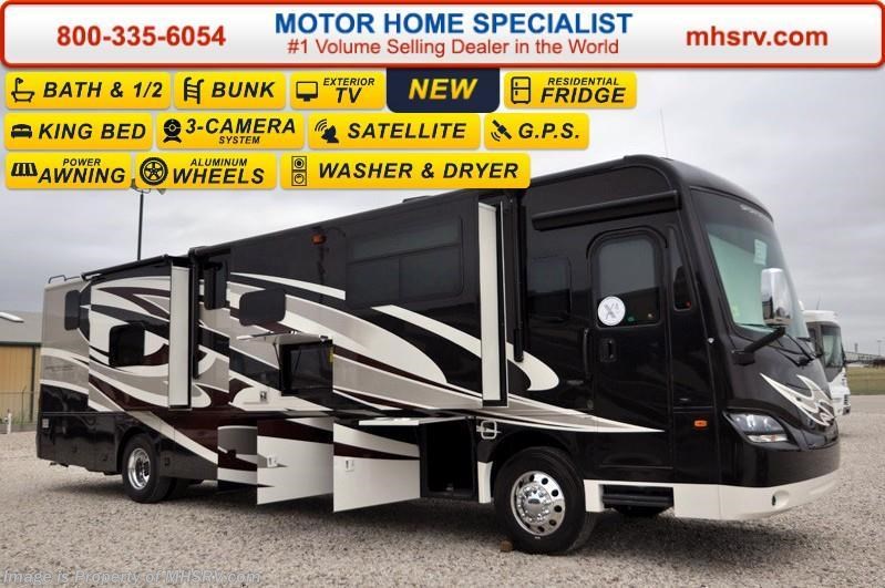 New 2016 Sportscoach Cross Country 404RB Bath & 1/2, Pwr Salon Bunks, W/D, King available in Alvarado, Texas