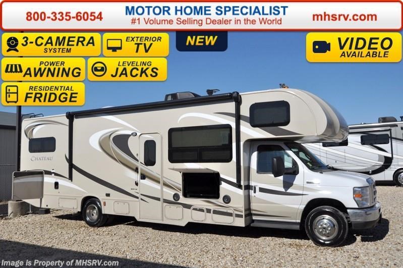 New 2016 Thor Motor Coach Chateau 31W W/Jacks, 3-Cams, Rapid Camp, 15K A/C available in Alvarado, Texas