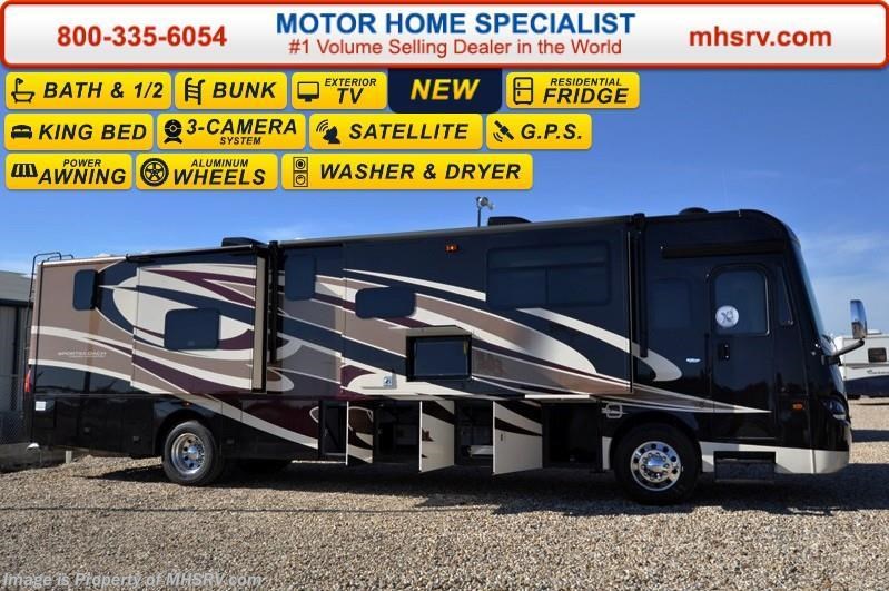 New 2016 Coachmen Cross Country 404RB Bath & 1/2 W/Pwr Salon Bunks, W/D & King available in Alvarado, Texas