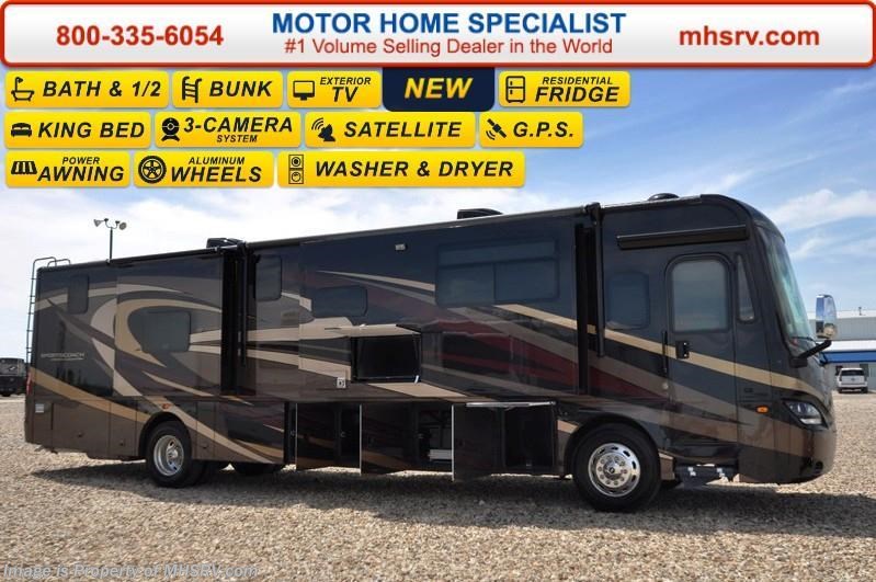 New 2017 Coachmen Cross Country 404RB Bath & 1/2, Pwr Salon Bunk, W/D, King & GPS available in Alvarado, Texas