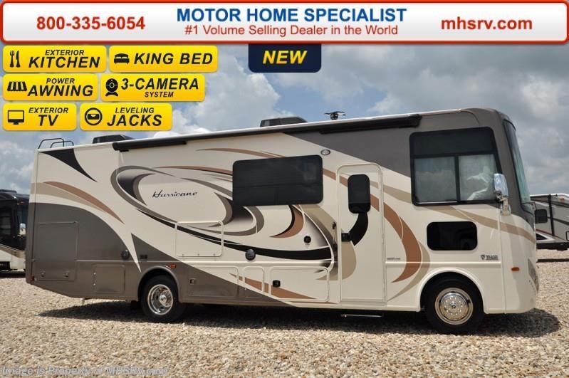 New 2017 Thor Motor Coach Hurricane 29M King Bed, 2nd A/C, 5.5KW Gen, Pwr OH Loft available in Alvarado, Texas
