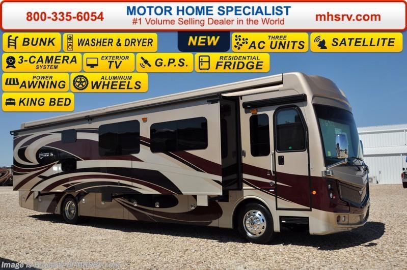 New 2017 Fleetwood Discovery LXE 40G Bunk Model RV for Sale at MHSRV W/380HP Diesel available in Alvarado, Texas