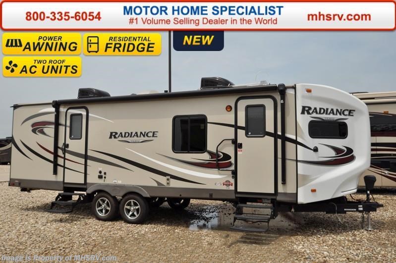 New 2016 Cruiser RV Radiance Touring Edition 26VSB RV for Sale at MHSRV available in Alvarado, Texas