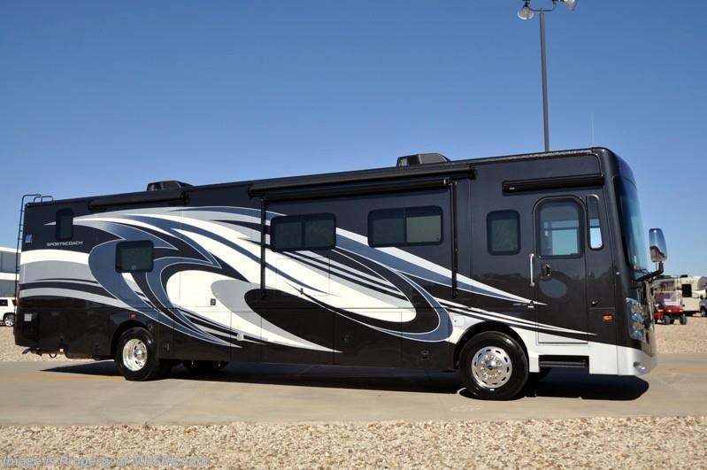 New 2017 Sportscoach Sportscoach 408DB W/2 Full Baths, Salon Bunks, 360HP & W/D available in Alvarado, Texas