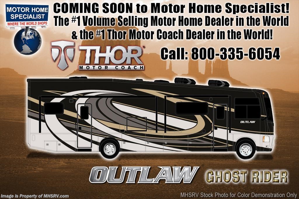 New 2018  Thor Motor Coach Outlaw 37RB Toy Hauler RV for Sale @ MHSRV W/Garage Sofa by Thor Motor Coach from Motor Home Specialist in Alvarado, TX