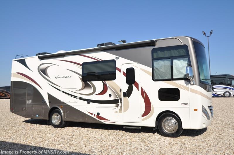 Used 2017 Thor Motor Coach Hurricane 29M W/ Full Wall Slide, Exterior Kitchen available in Alvarado, Texas