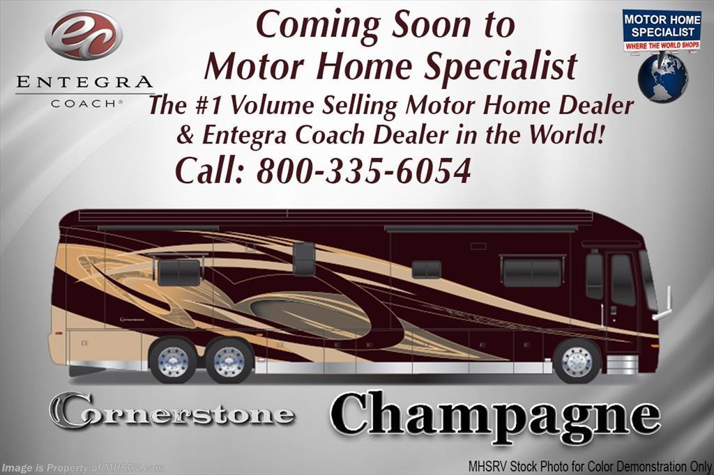 New 2018 Entegra Coach Cornerstone 45X Luxury RV for Sale @ MHSRV W/Theater Seats available in Alvarado, Texas