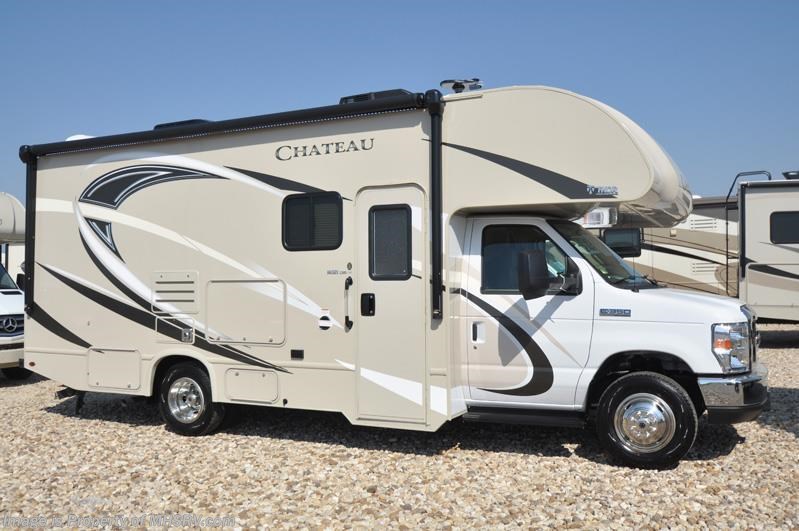 New 2018 Thor Motor Coach Chateau 24F RV for Sale at MHSRV.com W/15K A/C, Ext TV available in Alvarado, Texas